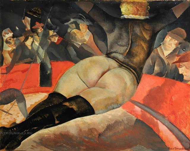 Boris Kustodiev 1918, Circus.jpg